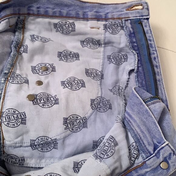 Vintage Denim Republic Cotton Flare High Rise Button Fly Size 13/14 - Picture 11 of 12